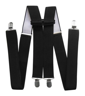 Herren Hosenträger axy® -H Form 3,5cm breit-4 Clips EXTRA STARK-Hochzeit