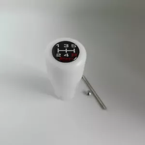 SPORTS DURACON 5 SPEED WHITE JDM RACING SHIFT GEAR KNOB M10X1.5 B18 VTEC SI SIR - Bild 1 von 4