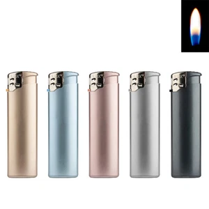 Encendedor Slim Line Pastel Metálico Llama Normal Llama Suave Recargable - Imagen 1 de 2