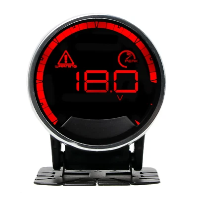 60mm Advance A2 Lcd Digital 7Color Voltage Volt Gauge No Controller Required New - Image 1 of 4