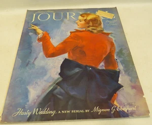 VINTAGE LADIES HOME JOURNAL MAGAZINE December 1937 with Great Ads! Hasty Wedding - Picture 1 of 5