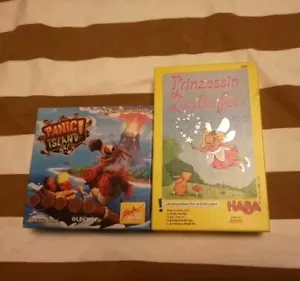 2x Kooperative Kinderspiele * Prinzessin Zauberfee + Panic Island * HABA * Zoch - Bild 1 von 2