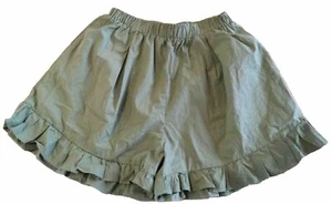 SHEIN Green Elasticated Pleated Hem Shorts U.K. 8 FREE P&P - Picture 1 of 4
