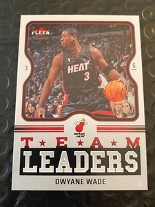06-07 Fleer Team Leaders Dwyane Wade - Picture 1 of 2