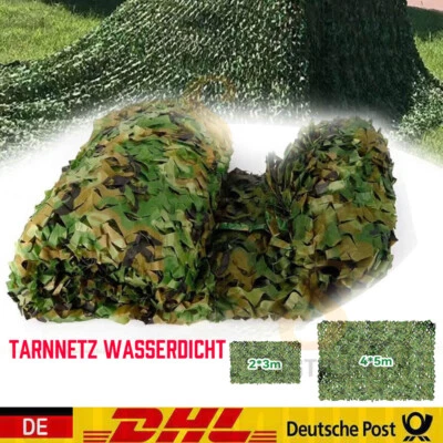 2x3m/4x5m Camouflage Jagd Tarnnetz Armee Army Tarnung Camo Hunter Army Military - Bild 1 von 4