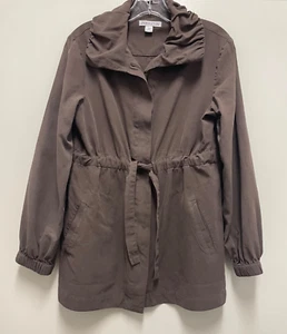 Chaqueta PENDLETON - Marrón Seda, Cremallera Completa, Cordón, Bolsillos, Mediana - Imagen 1 de 8