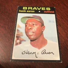 1971 Topps #400 Hank Aaron