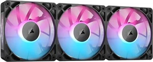 iCUE Link RX120 RGB 120mm Fans w/ System Hub - Magnetic Bearing - 3-Pack - Picture 1 of 9