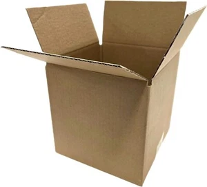 25 6x5x5 Cardboard Paper Boxes Mailing Packing Shipping Box Corrugated Carton - Picture 1 of 5
