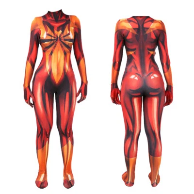 Iron Mary Jane Bodysuit Spider-Woman 3D Jumpsuit MJ Cosplay Costume Halloween US - Image 1 of 4