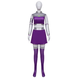 Teen Titans Superhero Starfire Koriand'r Cosplay Costume Outfit - Picture 1 of 7