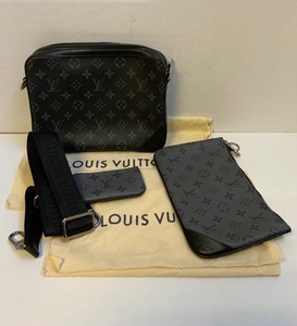 louis vuitton bolsa men black