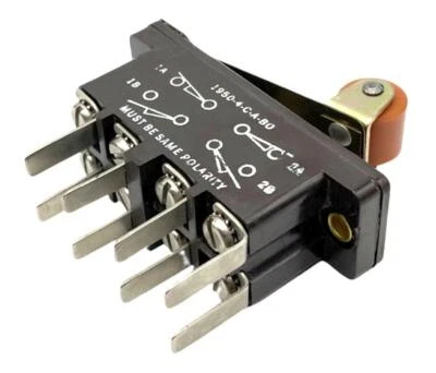 Interruptor de límite a presión de rodillo de precisión Gamco 1950-4-C-A-BO DPDT 2 NC/NO Foto 1 de 2