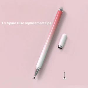 Stylus Pen 2 in 1 Touch Screen Universal for iPad iPhone Samsung Galaxy Tablet - Picture 1 of 19