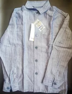 LAST / COTTON LINEN BLEND OVERSHIRT JACKET BY UNIQLO / SIZE XS - Picture 1 of 1
