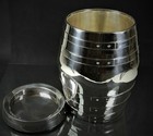 Eiskübel Silver 925 Whiskyfass 20 Jh. ice bucket  barrel 2470 gr. Eiseimer