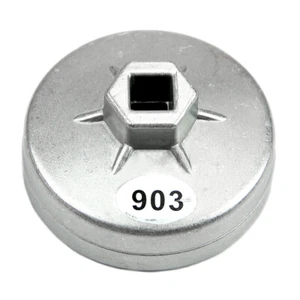 74mm 14 Flute Oil Filter Wrench Tool Housing Cap Cup Socket Removal Wrench Tools - Picture 1 of 12