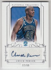 2013-14 Panini National Treasures Signatures #SICP Chuck Person Autograph /60 
