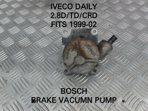 IVECO 2.8D/TD/CRD BOSCH BRAKE VACUUM PUMP - FITS 1999-02 - Picture 1 of 4