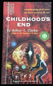 Arthur C Clarke Childhood's End 1953 Ballantine 1st Edition Print VTG Paperback - Picture 1 of 3