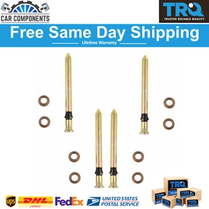 TRQ 12 Piece Door Hinge Pin & Bushing Kit LH or RH Side For 1983-2005 GMC Chevy - Picture 1 of 6