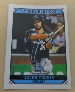 Jacob Younis 2018/19 Australian Baseball League card - Sydney Blue Sox - Picture 1 of 2