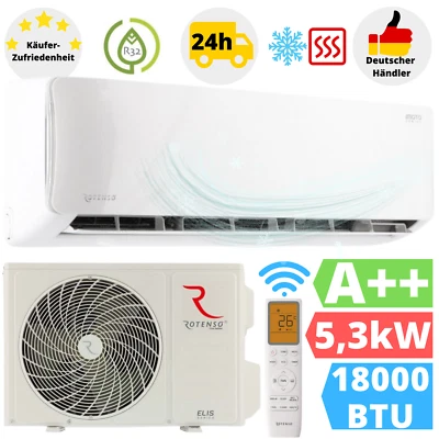 Rotenso Imoto Klimaanlage 18000BTU Klimagerät Ionisator Klima WLAN 5,3 kW - Bild 1 von 4