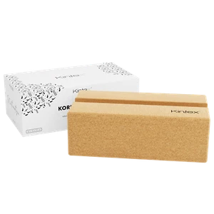 Kintex Kork Yogablock 2in1 Funktion Pilates Gymnastik Fitness Workout Naturkork - Bild 1 von 9