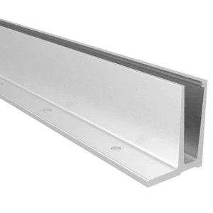Ganzglasgeländer Aluminium L F Bodenprofil 3,0kN Glas Geländer Glasgeländer - Bild 1 von 28