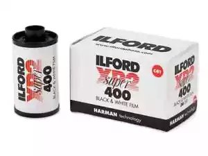 2 Rollen - ILFORD XP2 Super 400 36exp 135 35mm Schwarzweiß Negativfilm C-41 - Bild 1 von 5