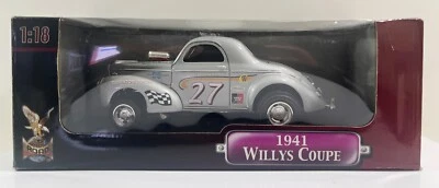 1941 Willys Coupe Die Cast Metal Collection Deluxe Edition 1:18 Scale Car Model - Image 1 of 4