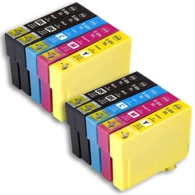 MARKENLOS 10 cartucce stampante per EPSON XP-4205 XP-4200 XP-3205 XP-3200 XP-2205 XP-2200