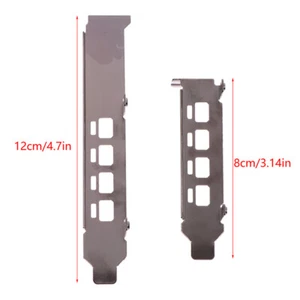 Low/High Profile Bracket 4DP Baffle Port For AMD FirePro W4100 Graphic VideoC _t - Afbeelding 1 van 13