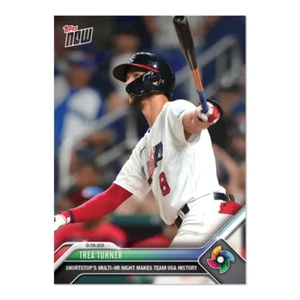 Trea Turner - 2023 World Baseball Classic TOPPS NOW Card WBC-62 Makes US History - Picture 1 of 2