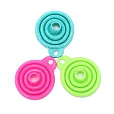 gel di silicone pieghevole pratica tramoggia imbuto pieghevole