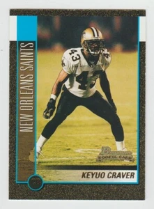 KEYOU CRAVER Saints 2002 Bowman GOLD FOIL #254 SP RC Parallel #15/50 Nebraska - Picture 1 of 2