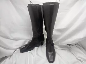 -Circa Joan and David- Dark Brown Women's Knee High Boots Size 10M Pre-Owned - Picture 1 of 24