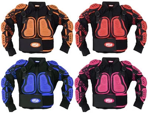 KIDS STERN MOTOCROSS ARMOUR 4 6 8 10 12 YEAR - youth protection suit jacket quad - Picture 1 of 6