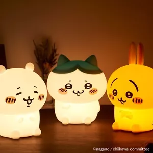 Chiikawa hachiware Usagi Room Light LED 14cm from Japan Set Of 3 Cute Night - Picture 1 of 5