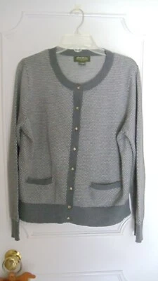 Cárdigan gris espiga talla XL Eddie Bauer nuevo sin etiquetas Foto 1 de 4