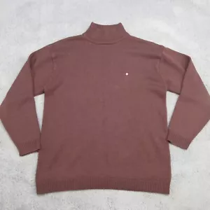 Southpole Pullover Herren Medium Burgandy rot Mock Ausschnitt authentisch Langarm - Bild 1 von 13