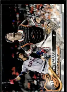 2018 Topps Series 2 Caleb Joseph Baltimore Orioles #597 4 Card Lot - Picture 1 of 2