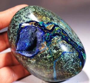 752 g 4" Sharp Polished Free Form Azurite Malachite Chrysocolla, Peru! AZS508 - Picture 1 of 6