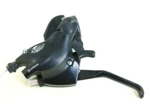 Microshift 3 Speed Left Flat Bar MTB Bike Shifter + Brake Lever New - Picture 1 of 4