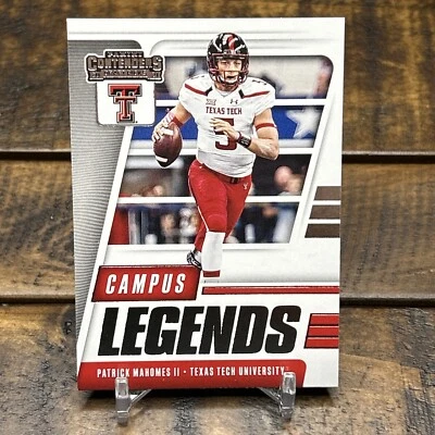 2021 Panini Contenders Draft Picks Campus Legends #2 Patrick Mahomes Chiefs NM+ - Image 1 of 4
