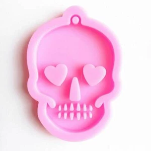 Bulk lot of 21 molds Large Sugar Skull key chain silicone mold - Picture 1 of 1
