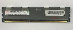 Hynix Korea 8GB (1x8GB) ECC/REG SERVER RAM PC3-10600R DDR3-1333 HMT31GR7BFR4C-H9 - Picture 1 of 2