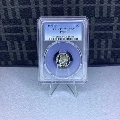 1979-S PCGS PR69DCAM ROOSEVELT CLAD DIME - TYPE 1 - Image 1 of 2