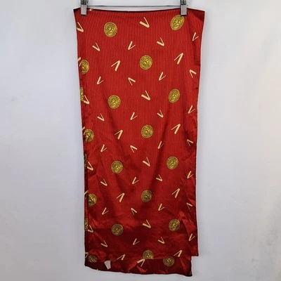 Foulard Versace colore rosso misure 159x37cm - Imagen 1 de 4