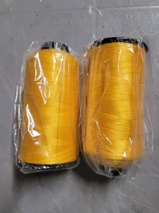 2 SPOOLS BONDED NYLON SEWING THREAD 4/OUNCE SPOOL TEX70 UPHOLSTERY SEWING THREAD - Picture 1 of 3